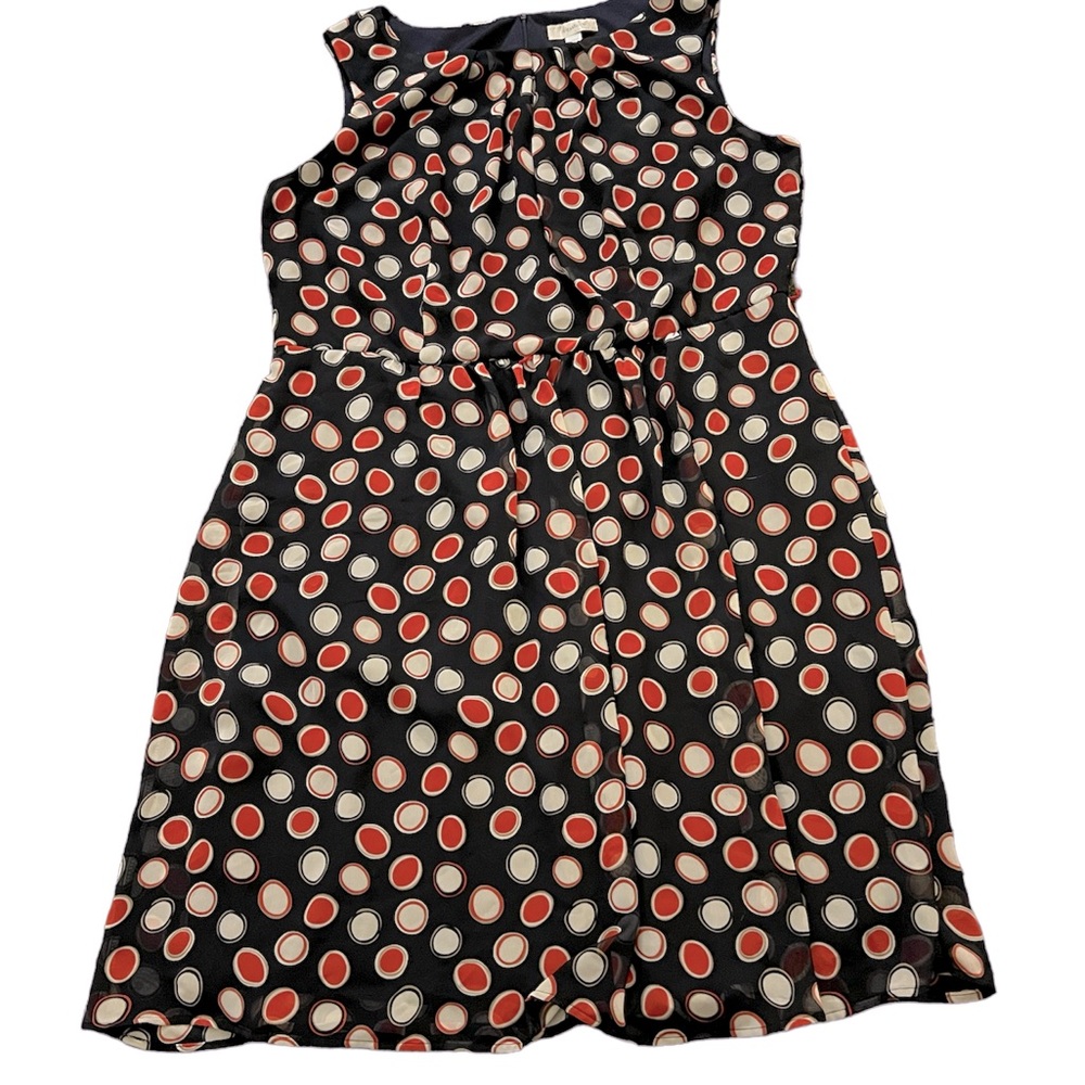 Dress Barn Red White and Blue Dress Size 16